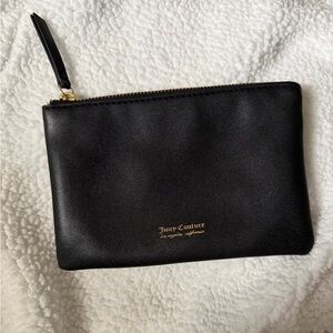 Juicy Couture Black and Gold Textured Accessory Mini Bag